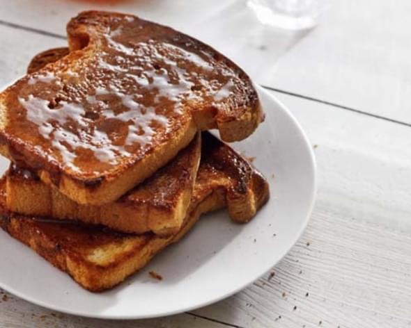 Cinnamon Toast with Butter and Honey