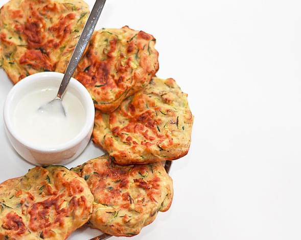 Baked Zucchini Fritters