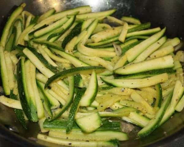 Sauteed Zucchini Julienne