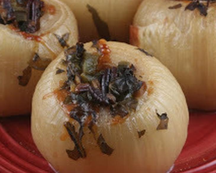 CrockPot Stuffed Onions