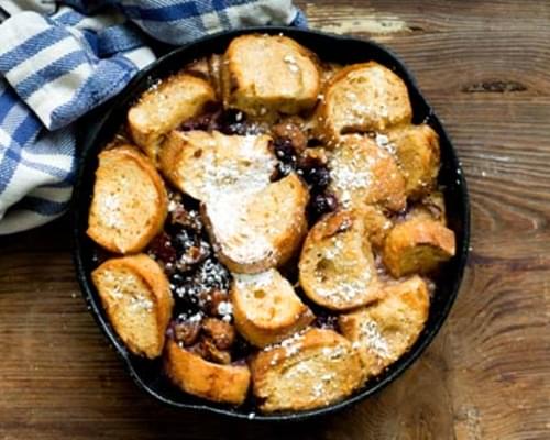 French Toast Casserole With Blueberries And Sausage