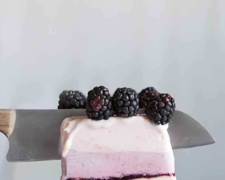 Summer Berry Ice Cream Cake