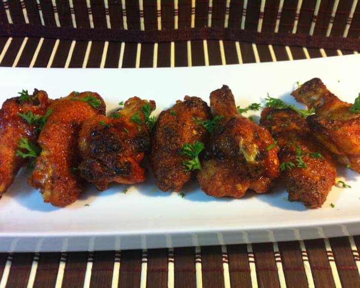 Spicy BBQ Glazed Chicken Wings