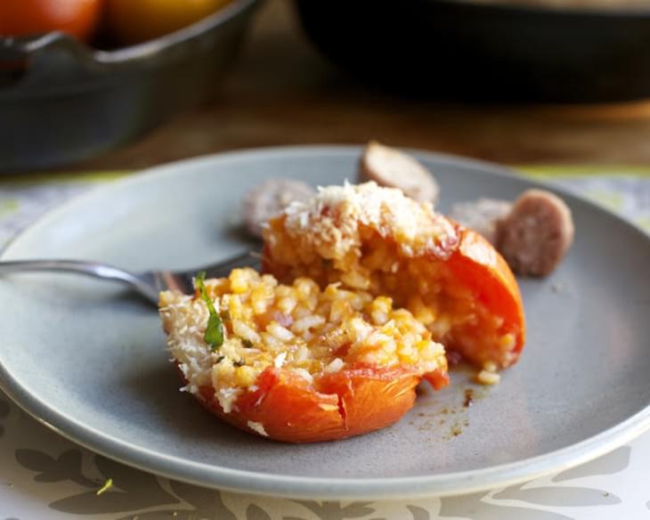 Rice-Stuffed Tomatoes [Pomodori Ripieni di Riso]