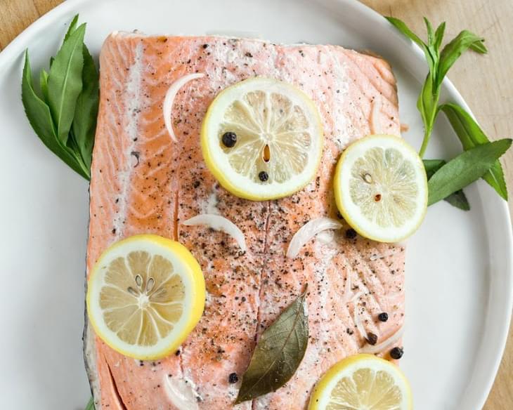 Slow Cooker Poached Salmon