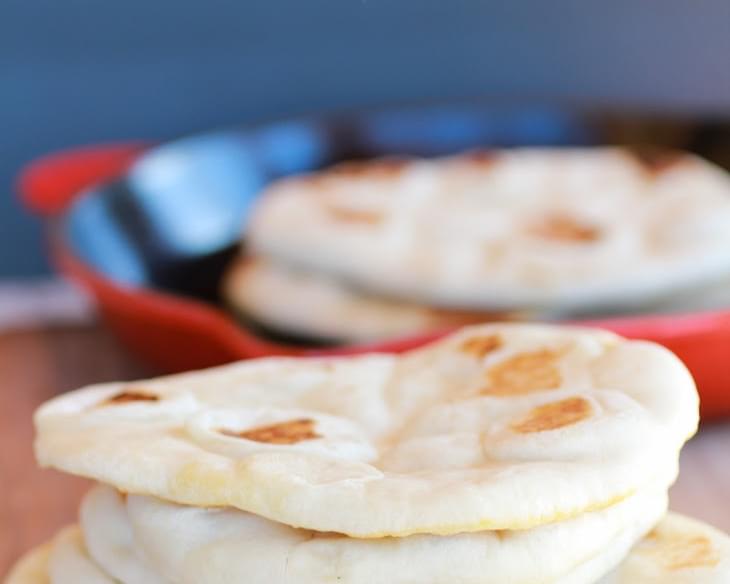 Traditional Greek Pita Bread.