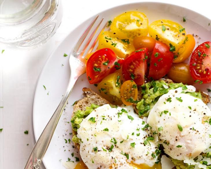 Simple Poached Egg and Avocado Toast