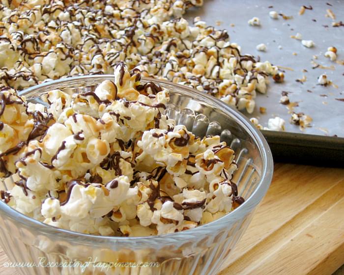 Peanut Butter & Chocolate Popcorn (Popcorn, Indiana Copycat Recipe)