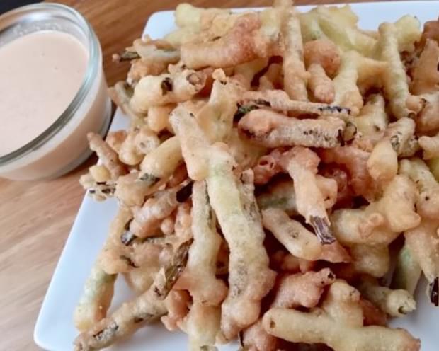 Beer-Battered Scallion Fries Are The New Onion Rings!
