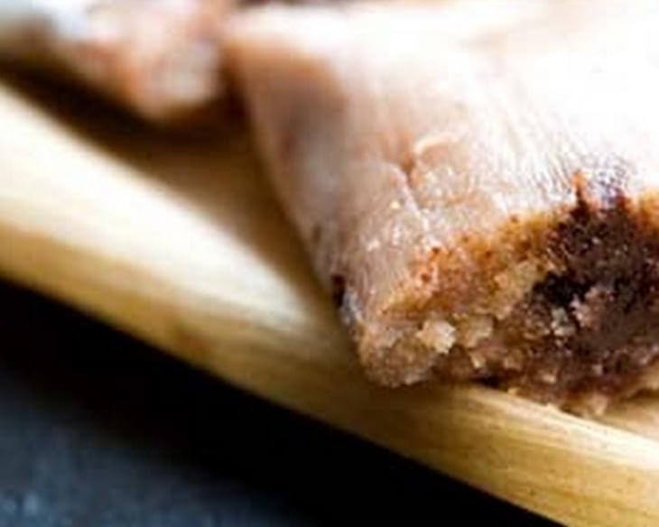Chocolate Tamales With Pecans And Dried Cherries
