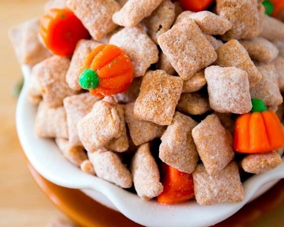 Pumpkin Spice Puppy Chow