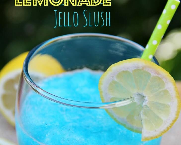 Blue Raspberry Lemonade Jello Slush