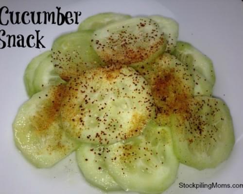 Healthy Cucumber Snack