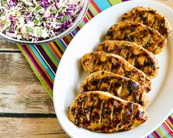 Garlic, Lemon, and Herb Grilled Chicken Breasts