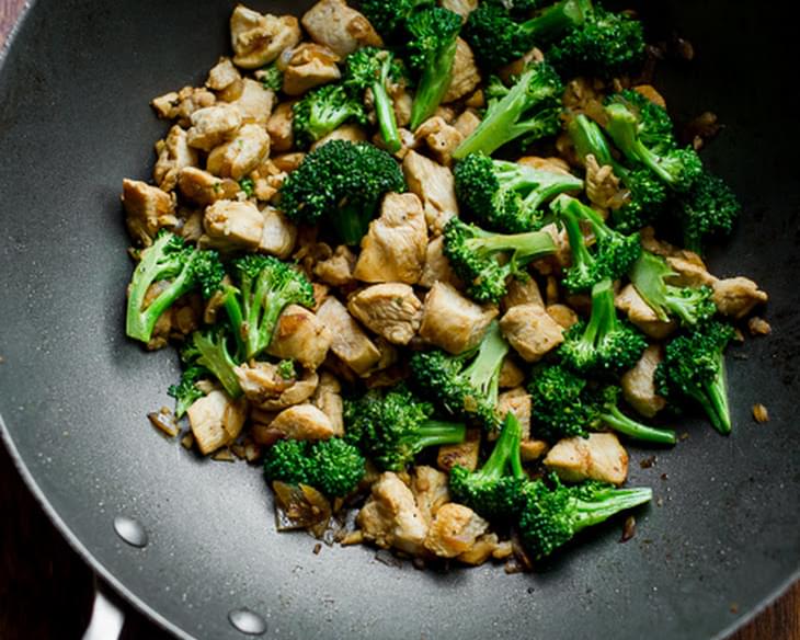 Healthy Chicken Breast and Broccoli Stir Fry