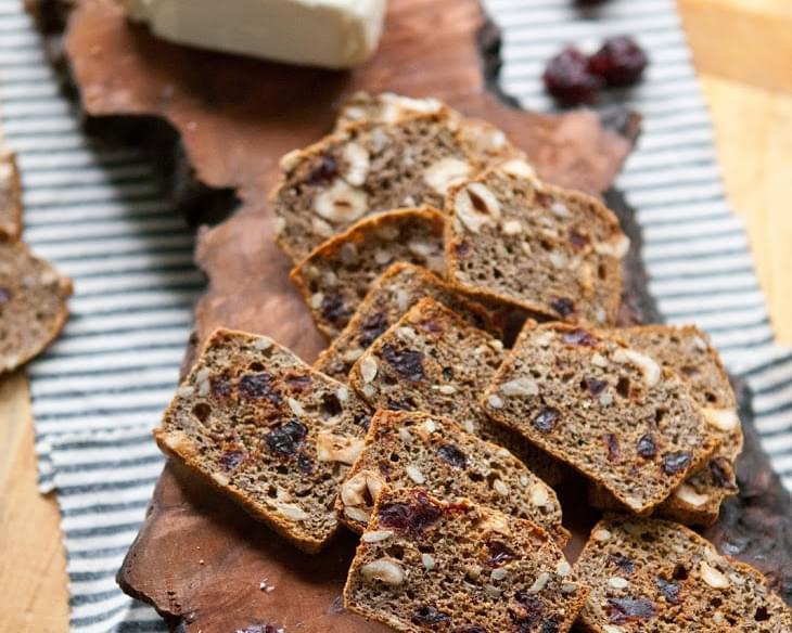 Hazelnut & Cherry Whole-Grain Crackers