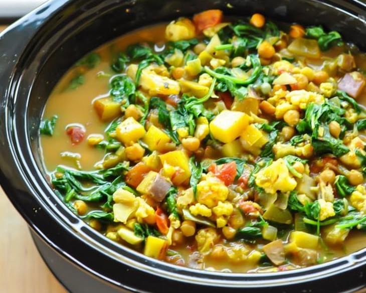 Curried Vegetable and Chickpea Stew