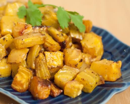 Oven Roasted Golden Beets