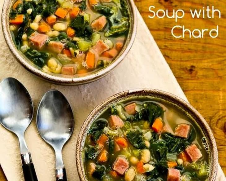 White Bean and Ham Soup with Chard