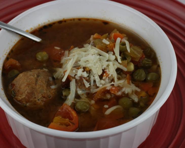 CrockPot Albondigas (Meatball) Soup