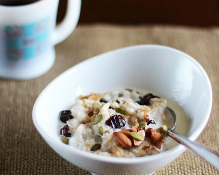 Frozen Single-Serve Oatmeal with Almonds & Dried Cherries