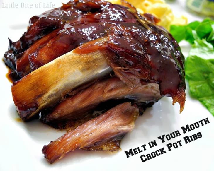 Melt In Your Mouth Crock Pot Ribs
