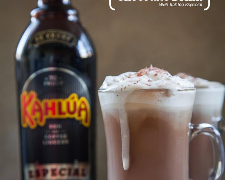 Mocha Hot Chocolate Recipe with Kahlúa Especial