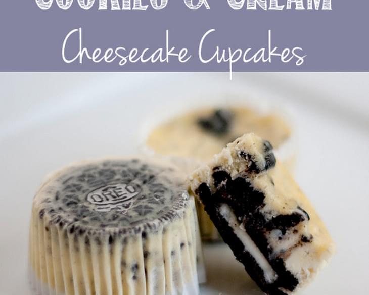 Cookies and Cream Cheesecake Cupcakes