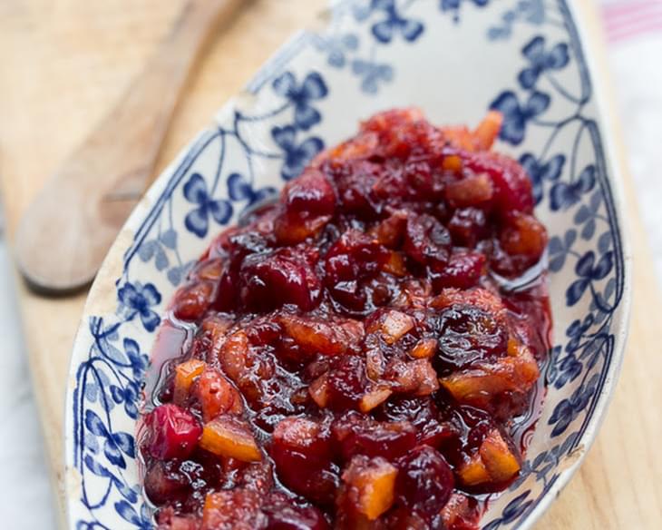 Cranberry Sauce with Candied Oranges