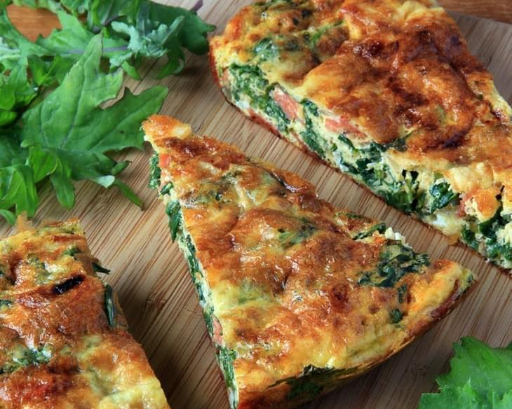 Kale Frittata - A Healthy Breakfast Casserole