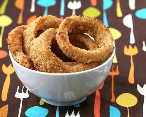 OMG Oven Baked Onion Rings
