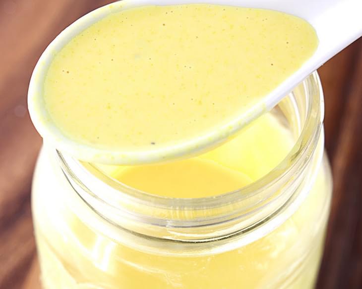 Creamy Honey Mustard Dressing {Lightened Up}