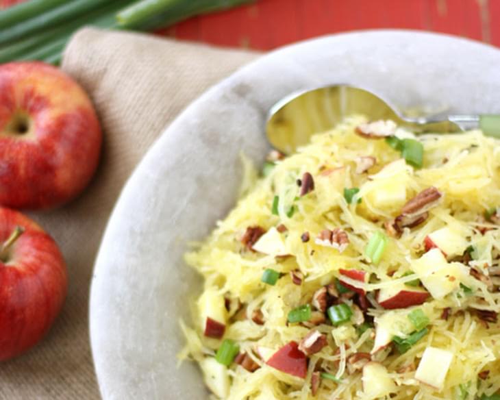 Spaghetti Squash with Apples & Toasted Pecans