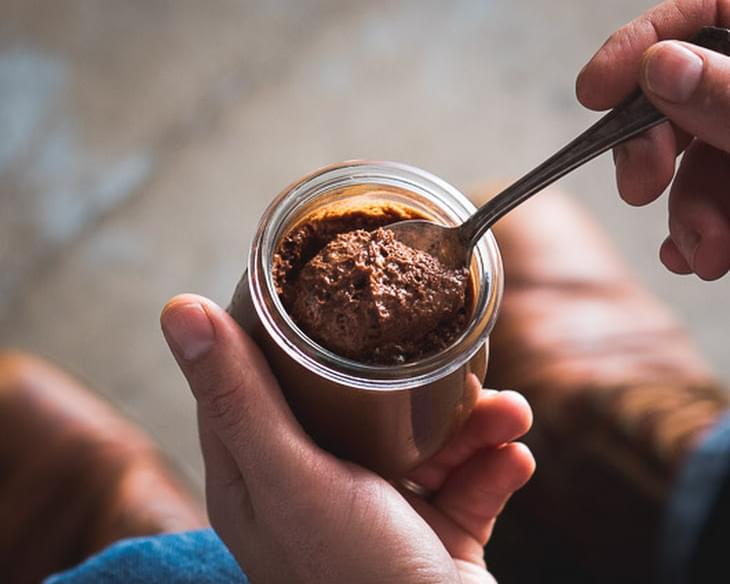 Salted Butter Caramel-Chocolate Mousse