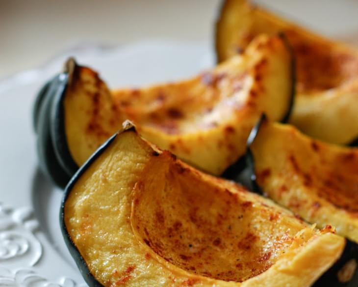 Roasted Acorn Squash with Smoked Paprika and Parmesan