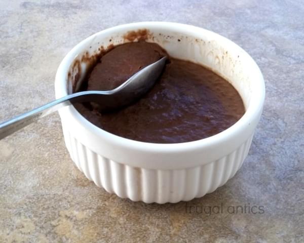 Easy Microwave Chocolate Custard