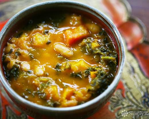 Kale and Roasted Vegetable Soup