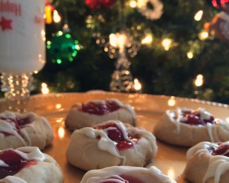 Cherry Pie Thumbprint Cookies