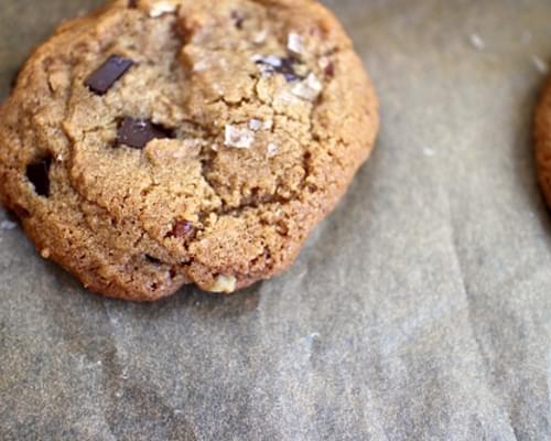 Brown Butter Chocolate Chip Cookies with Pecans