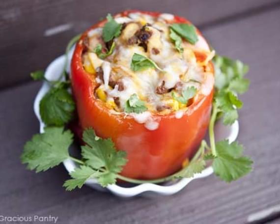 Clean Eating Mexican Stuffed Bell Peppers