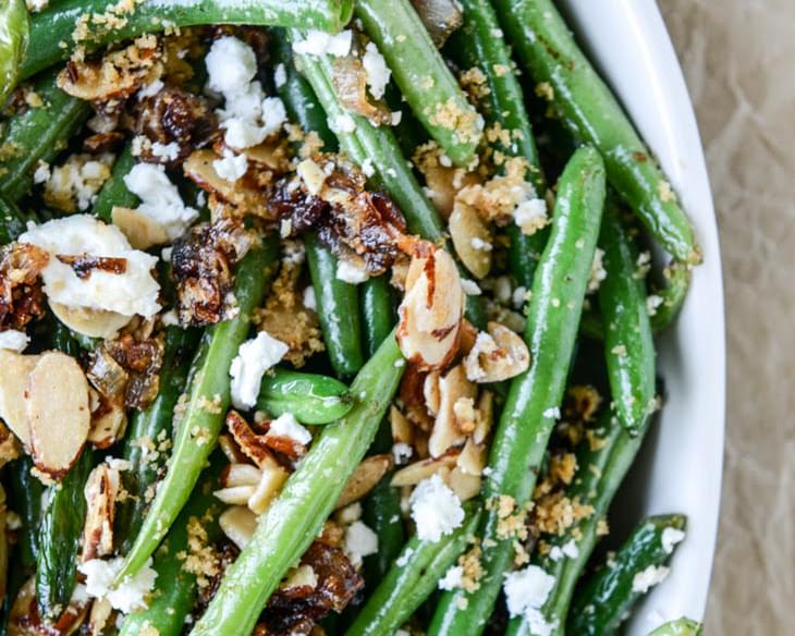 Loaded Skillet Toasted Green Beans