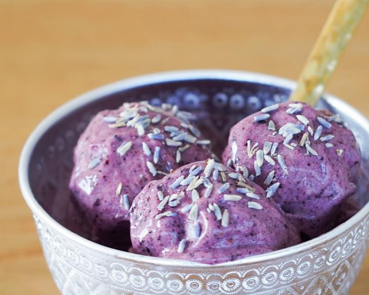 Lavender Blueberry Sorbet
