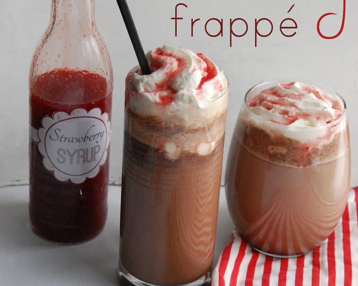 Chocolate Strawberry Frappe