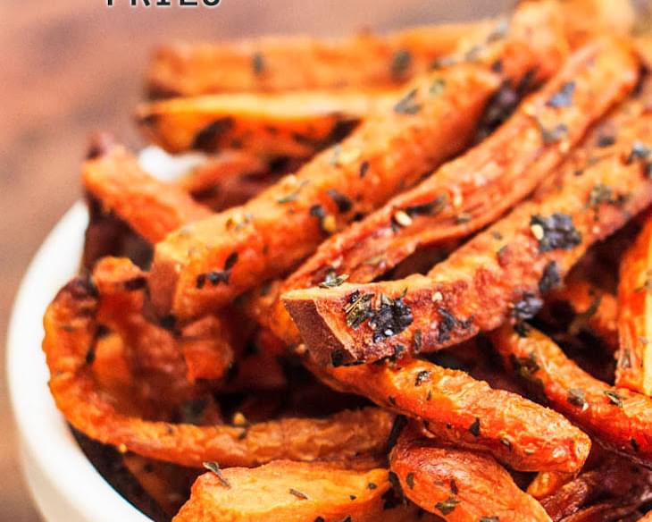 Baked Carrot and Sweet Potato Fries
