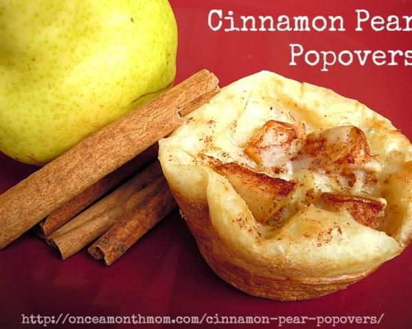 Cinnamon Pear Popovers