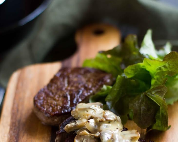 The Best Creamy Mushroom Sauce for Steaks
