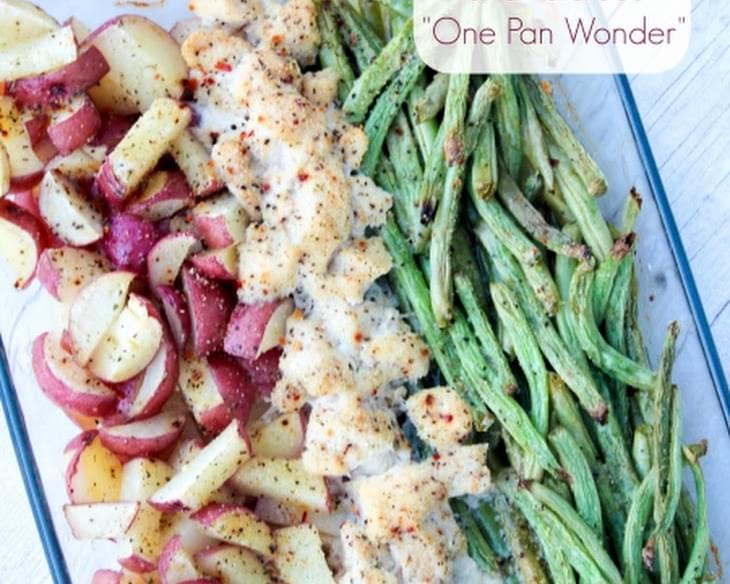 Grean Beans, Chicken, and Potatoes "One Pan Wonder"