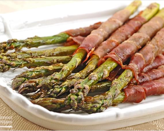 Prosciutto Wrapped Roasted Asparagus