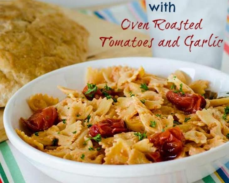 Pasta with Roasted Tomatoes and Garlic