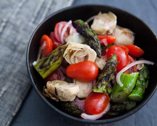 Asparagus Artichoke Salad